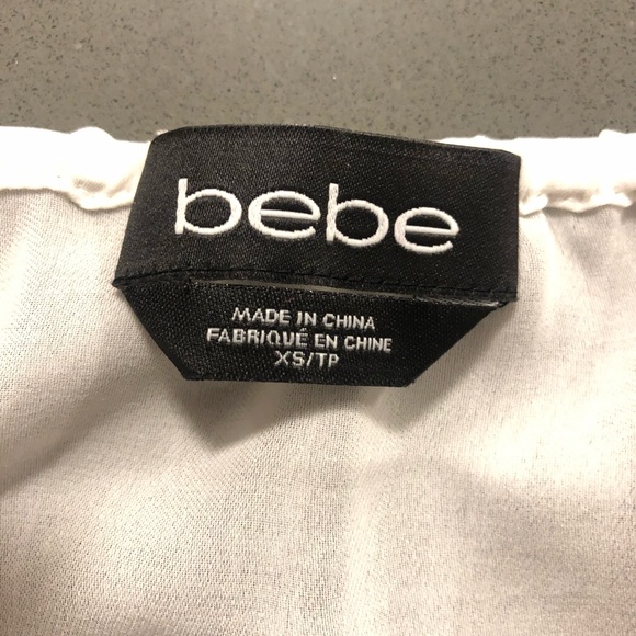 Bebe fringe halter top. - Picture 2 of 2